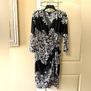 INC International Concepts Faux Wrap Dress